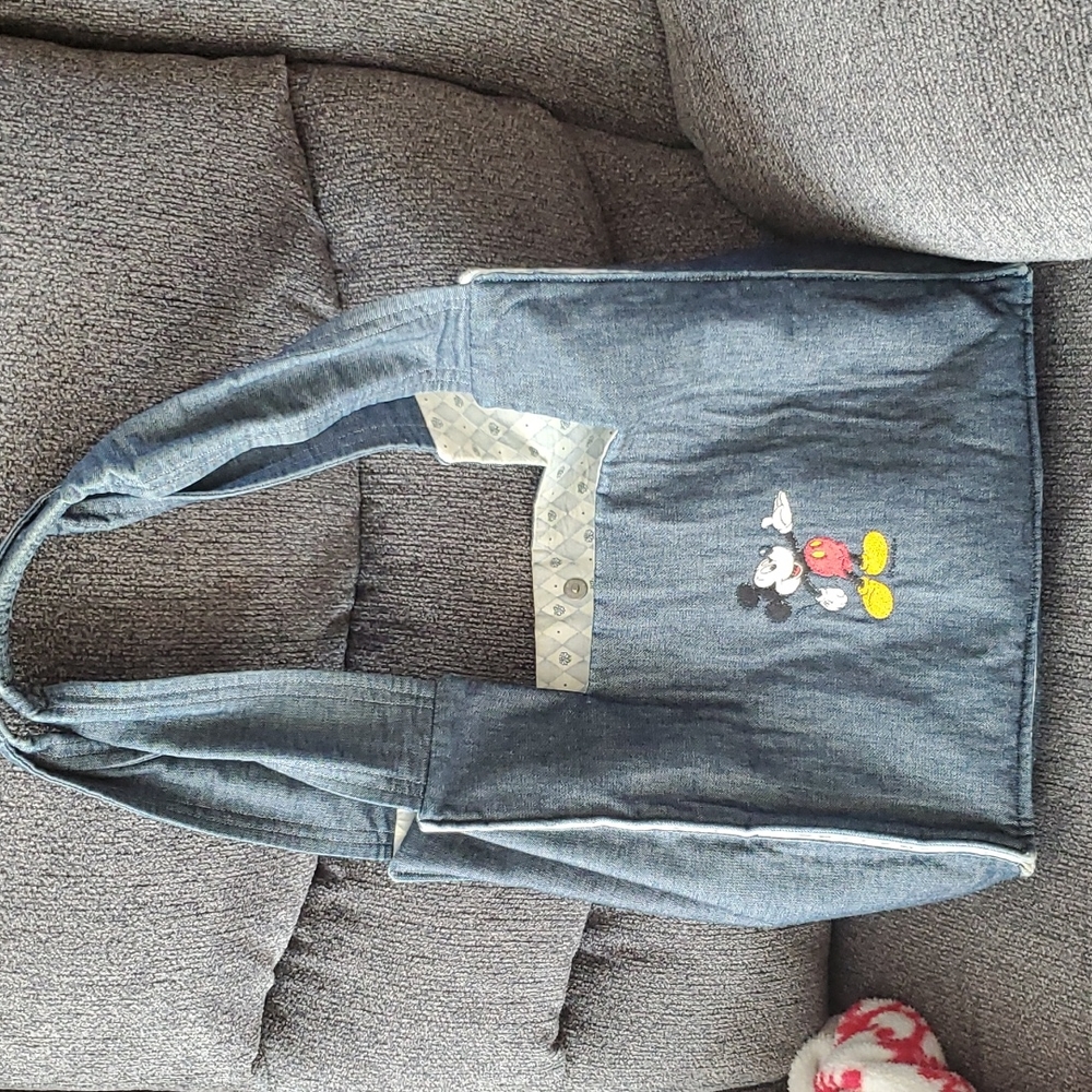 Mickey Mouse denim tote bag